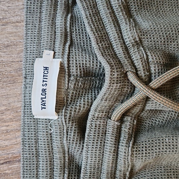 Taylor Stitch The Après Pant in Cypress Sashiko Green Size Large - Picture 2 of 5